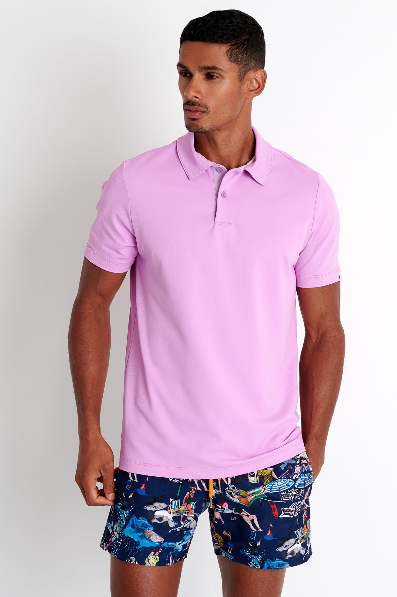 Textured Jersey Polo - 62213-47-200