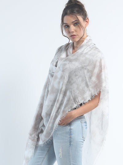 Marble Dyed Super Fine Scarf