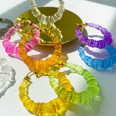 Colorful Bamboo Hoops