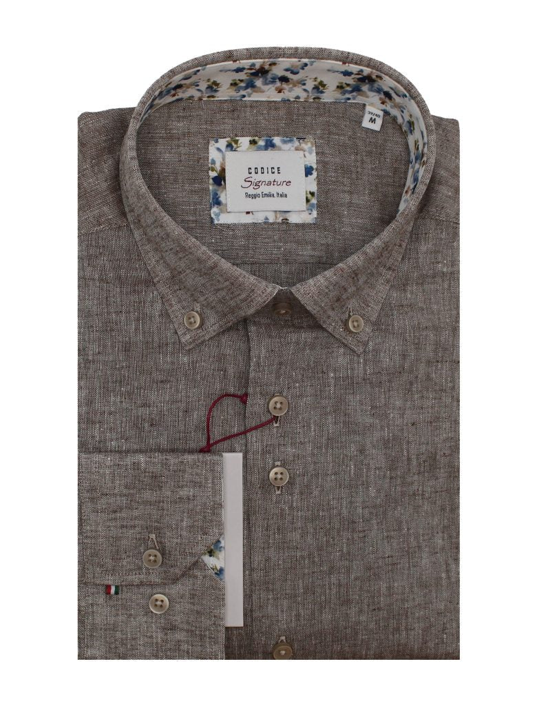 Long Sleeve Shirts - Brown