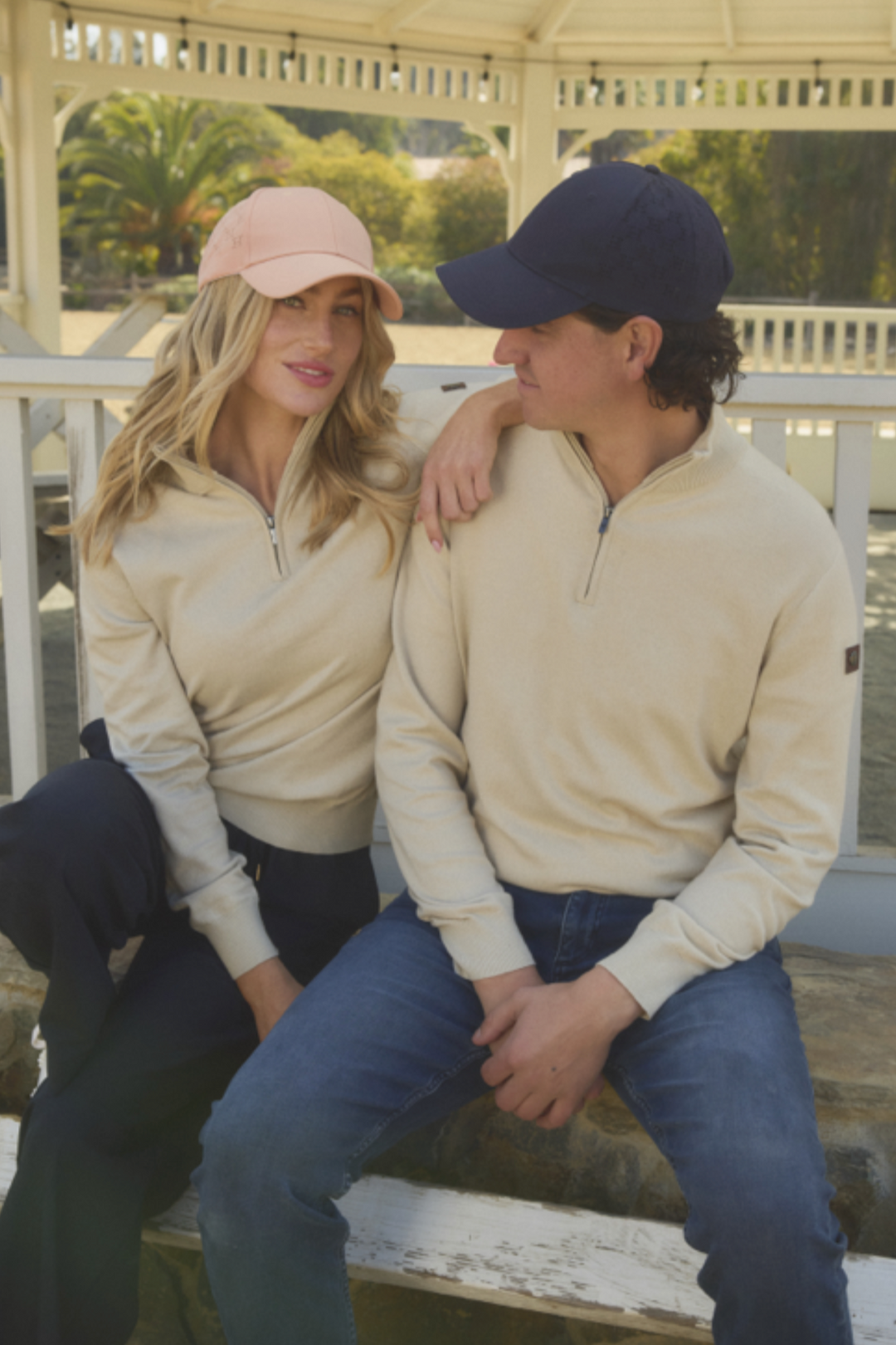 Parmo Unisex Pullover 1/4 Zip Sweater
