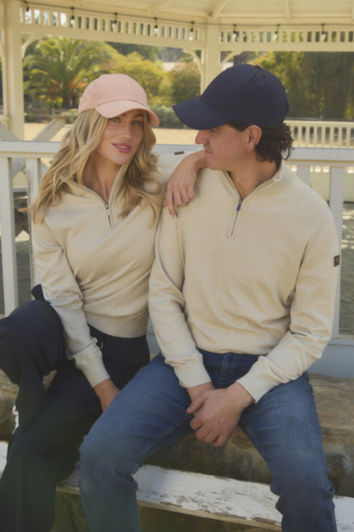 Parmo Unisex Pullover 1/4 Zip Sweater