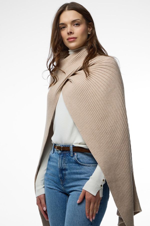 Drapey Ribbed Shawl