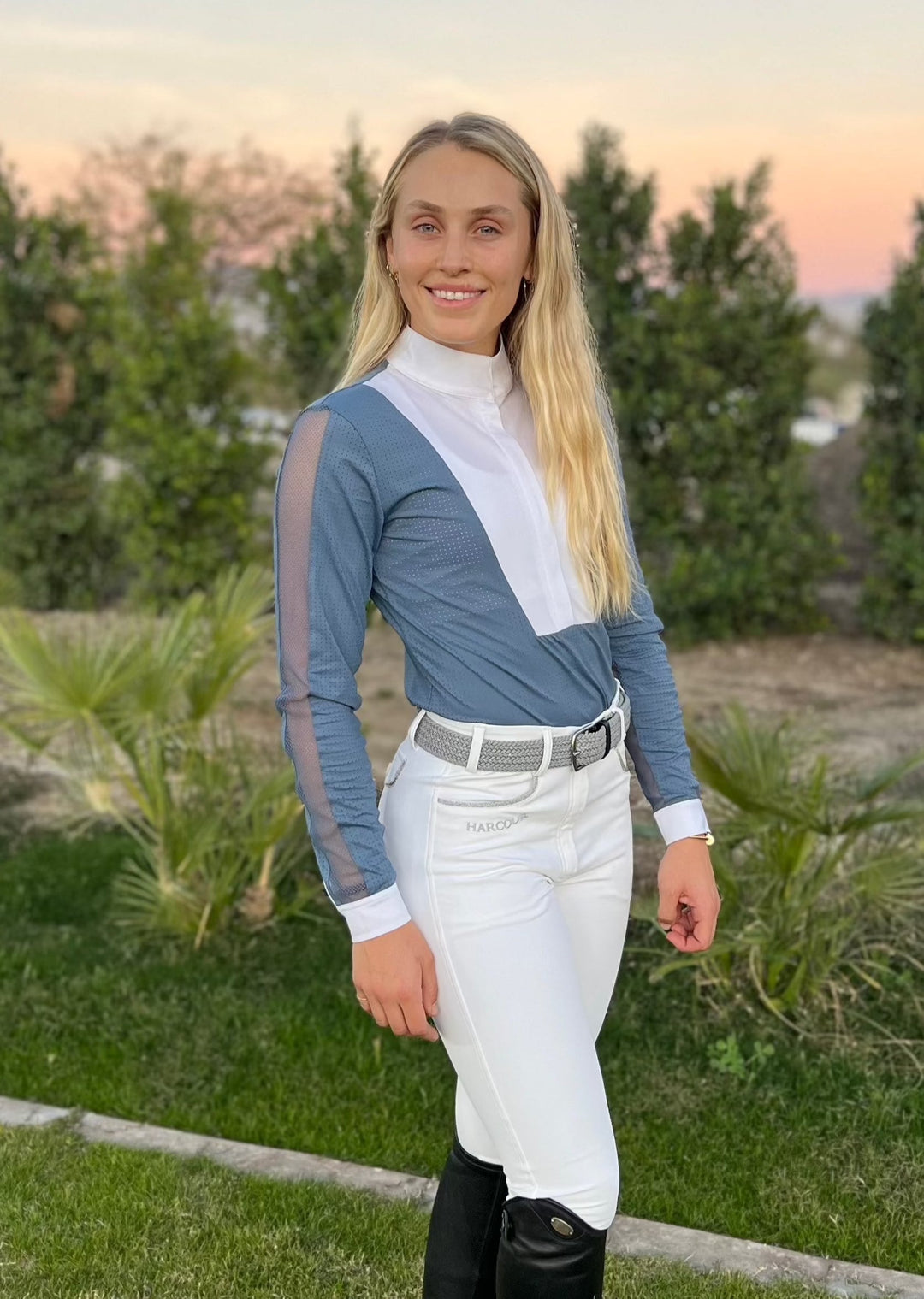 Coco Womens Long Sleeve Competition Polo