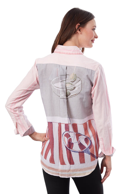 Chesapeake Hi-Lo Tunic Martinis Print XS / 4045-S825A-XS