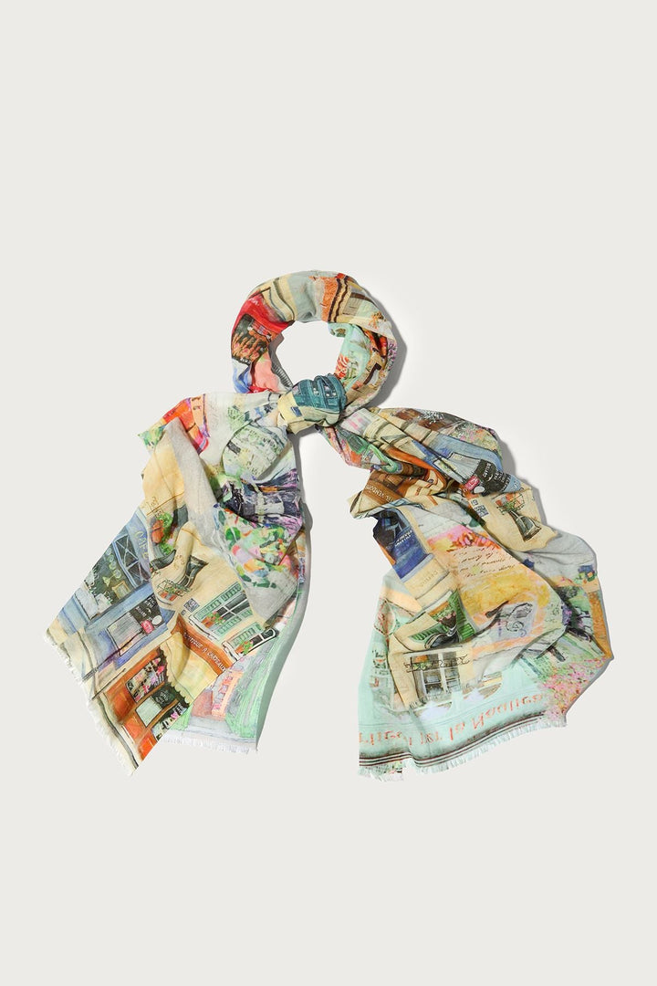 City Printed Scarf
