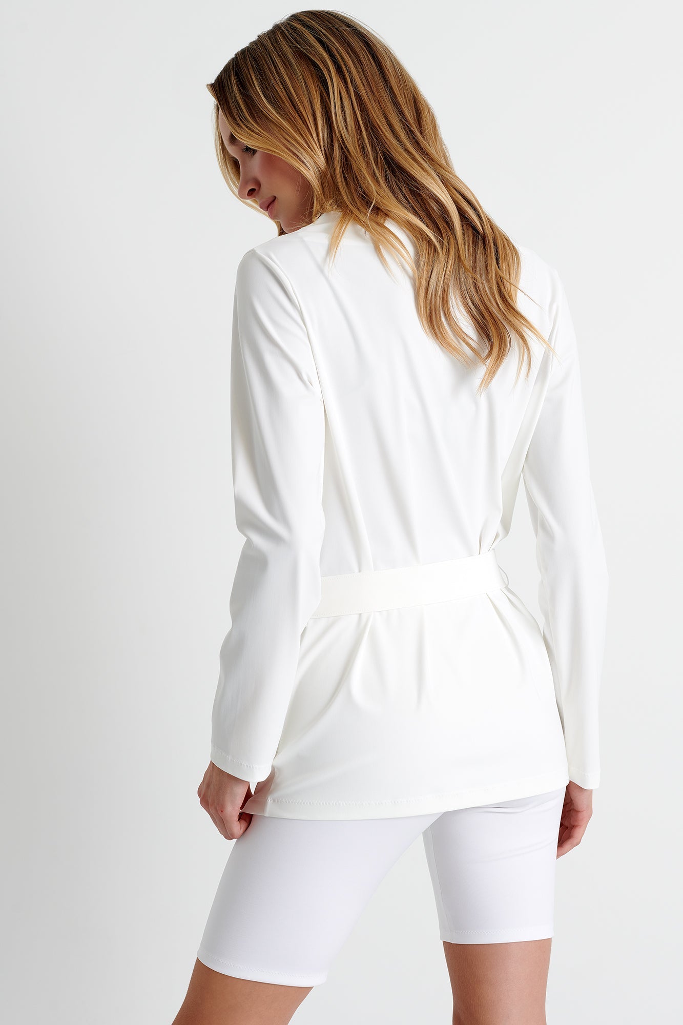 52065-61-000 - Long Sleeve Mock Neck Shirt 02 / 000 White / 75% POLYAMIDE, 25% ELASTANE