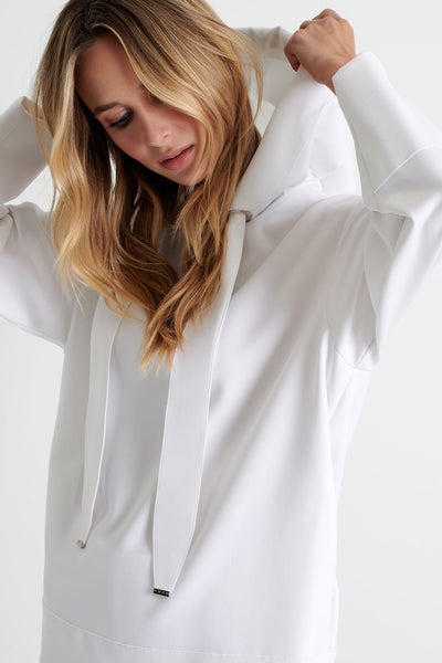 52067-80-000 - Hooded Sweatshirt 02 / 000 White / 75% POLYAMIDE, 25% ELASTANE