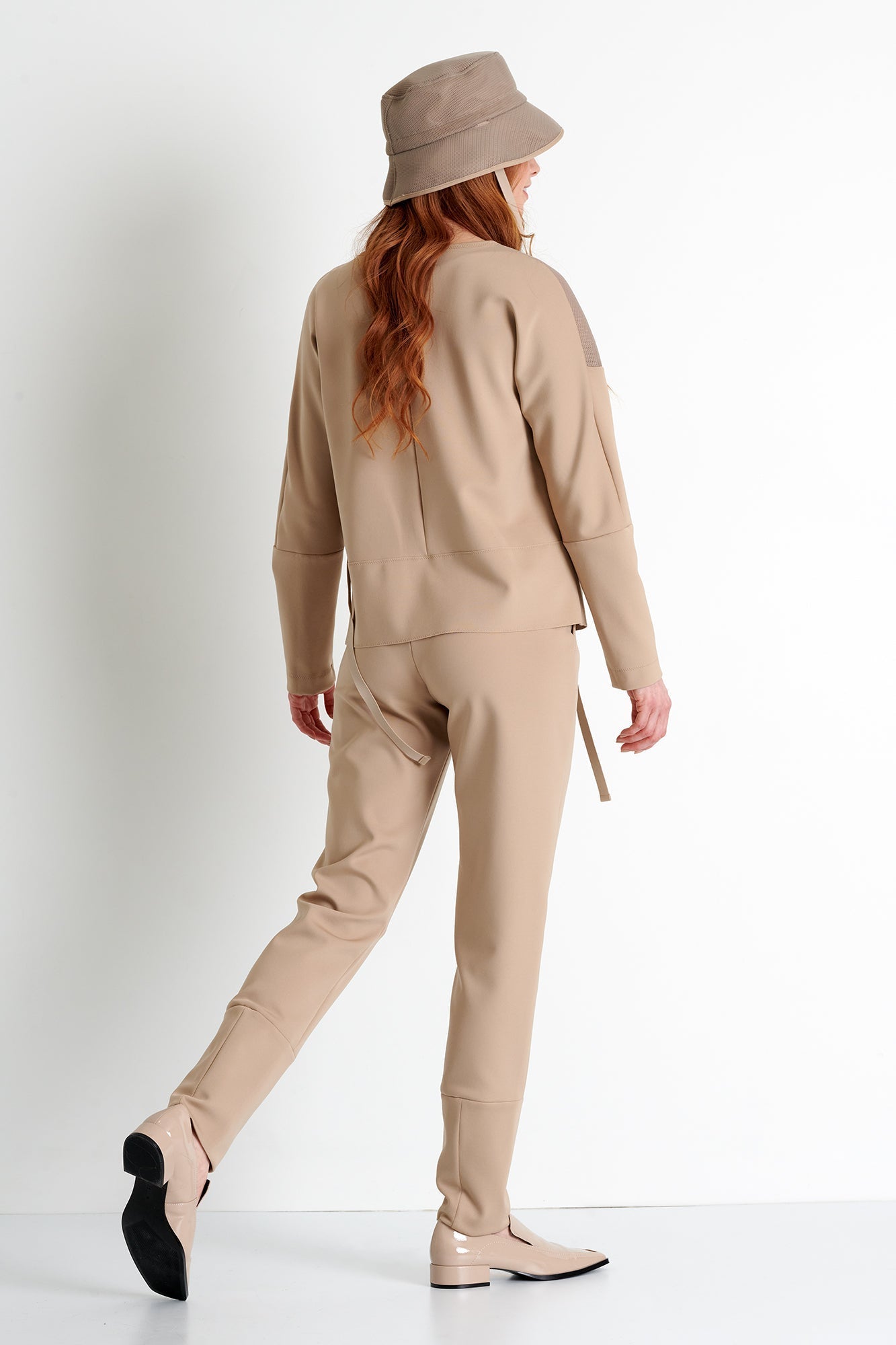 52167-52-170 - Fitted Trouser 02 / 170 Tan / 75% POLYAMIDE, 25% ELASTANE