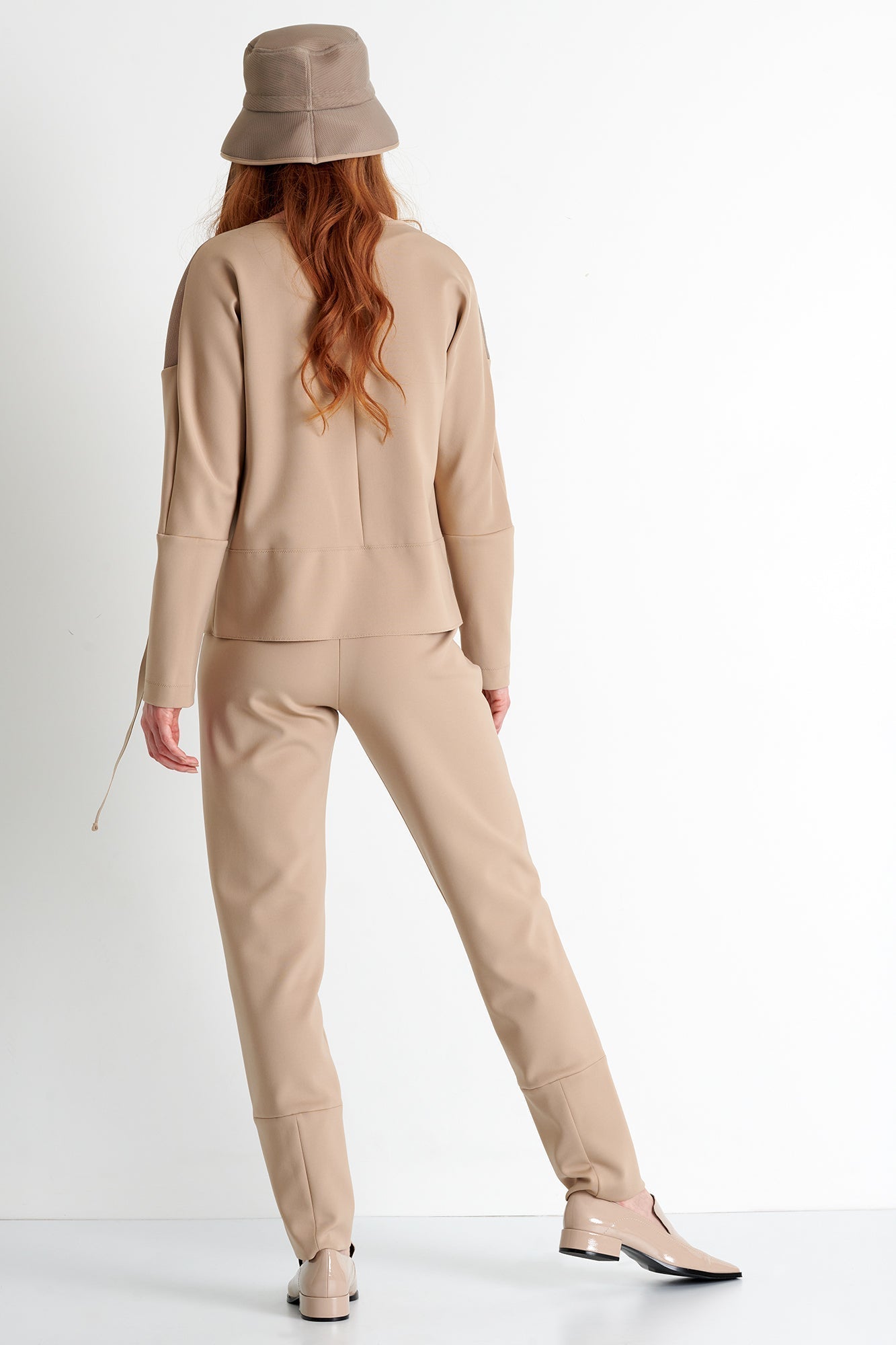 52167-52-170 - Fitted Trouser 02 / 170 Tan / 75% POLYAMIDE, 25% ELASTANE