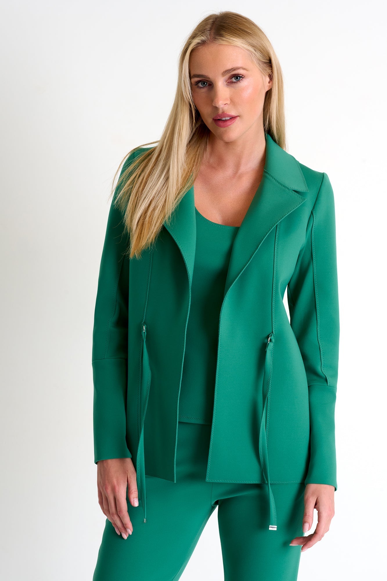 Structured Blazer - 52467-78-610 02 / 610 Mint Green / 75% POLYAMIDE, 25% ELASTANE