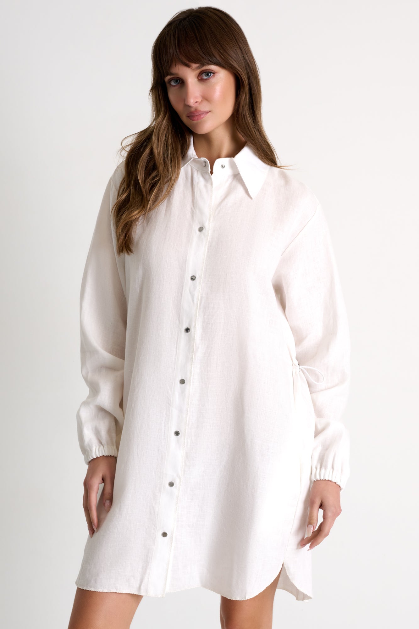 Linen shirt dress - 52536-84-020