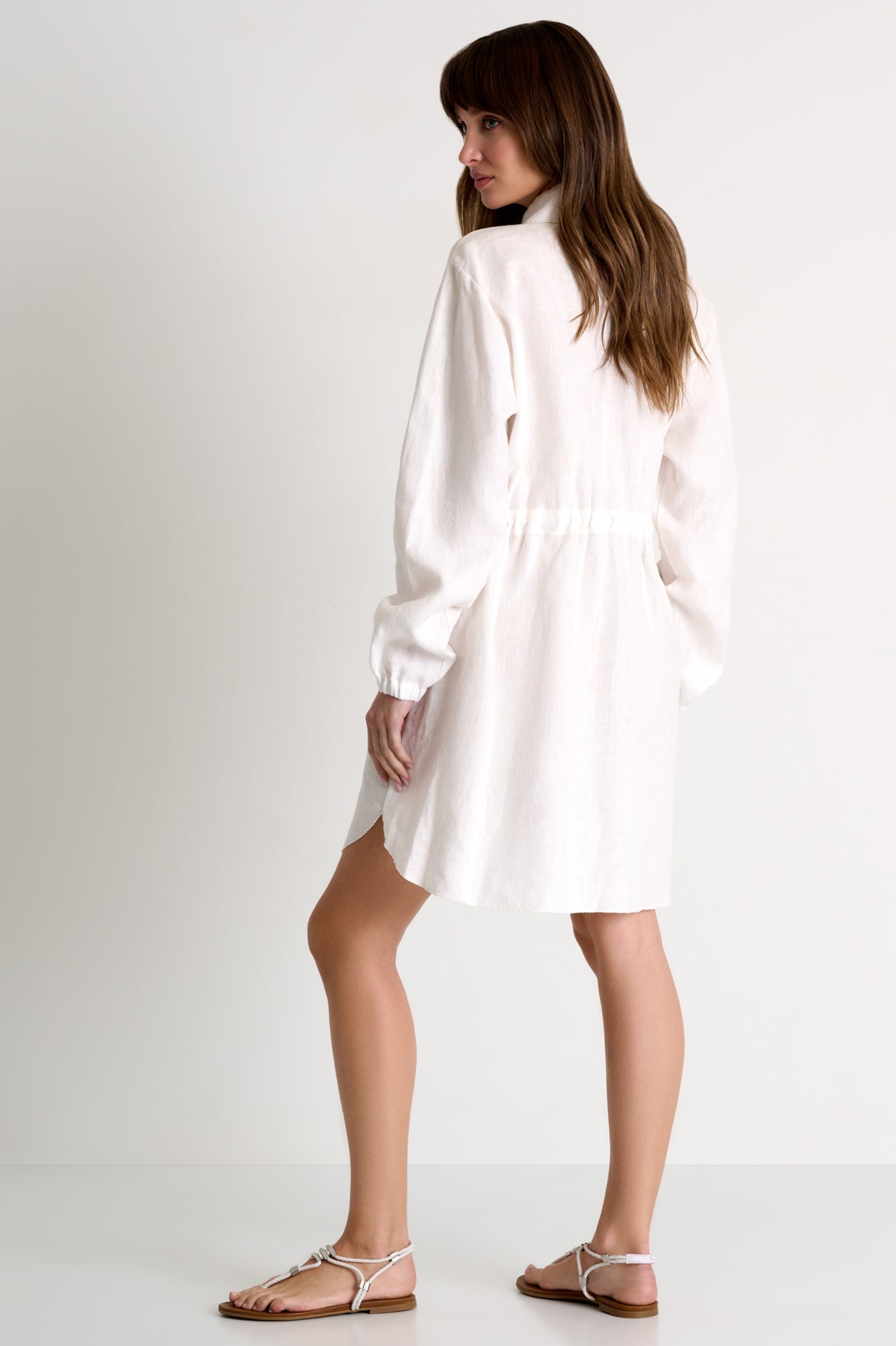 Linen shirt dress - 52536-84-020