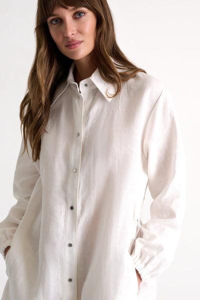 Linen shirt dress - 52536-84-020