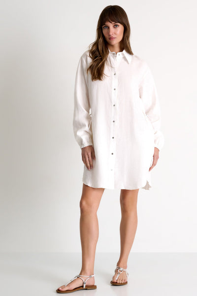 Linen shirt dress - 52536-84-020