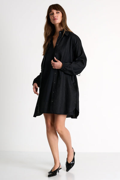 Linen shirt dress - 52536-84-800