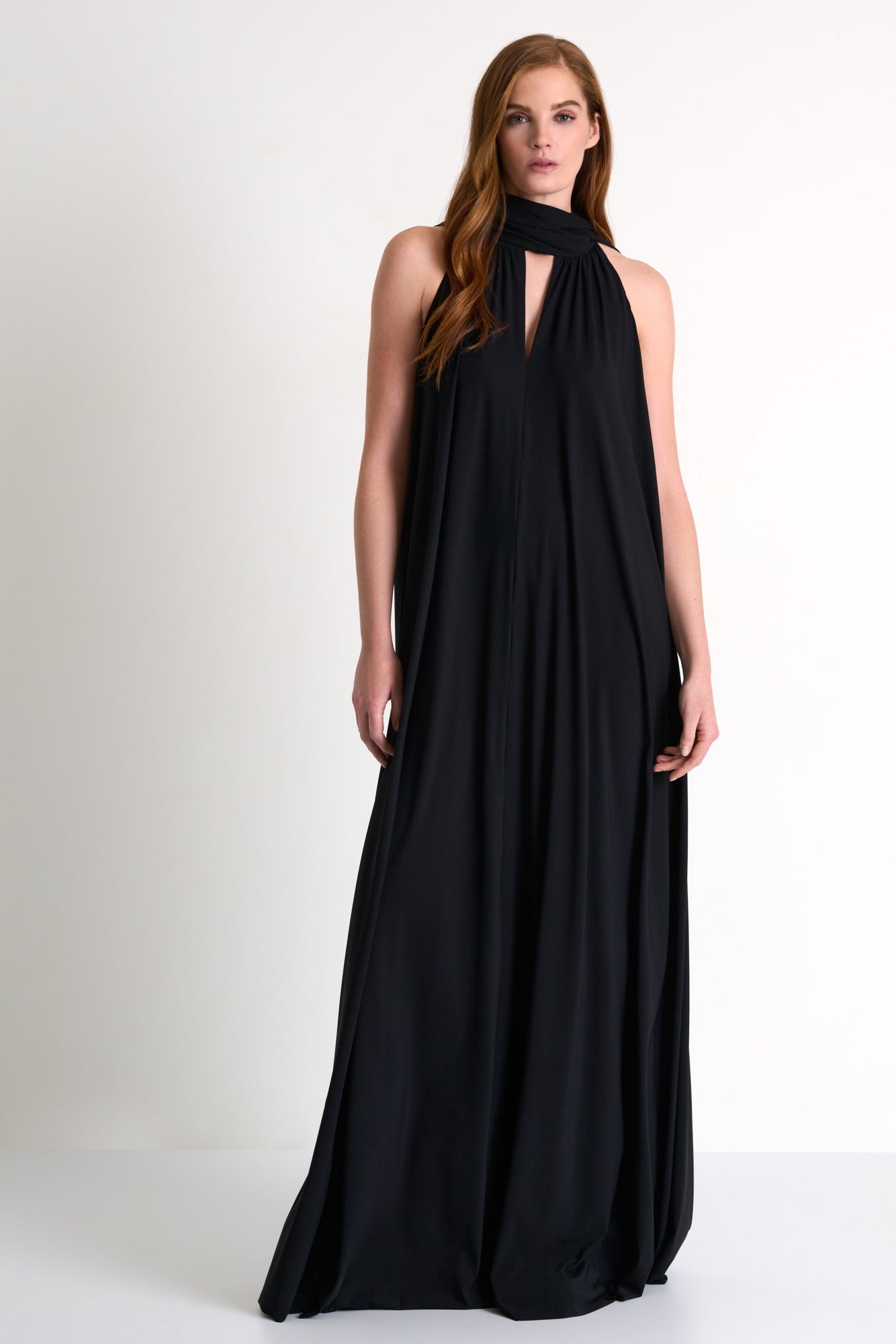 Maxi lycra halter dress - 52555-71-800