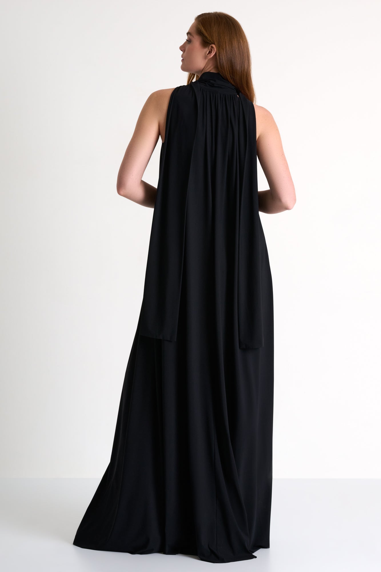 Maxi lycra halter dress - 52555-71-800