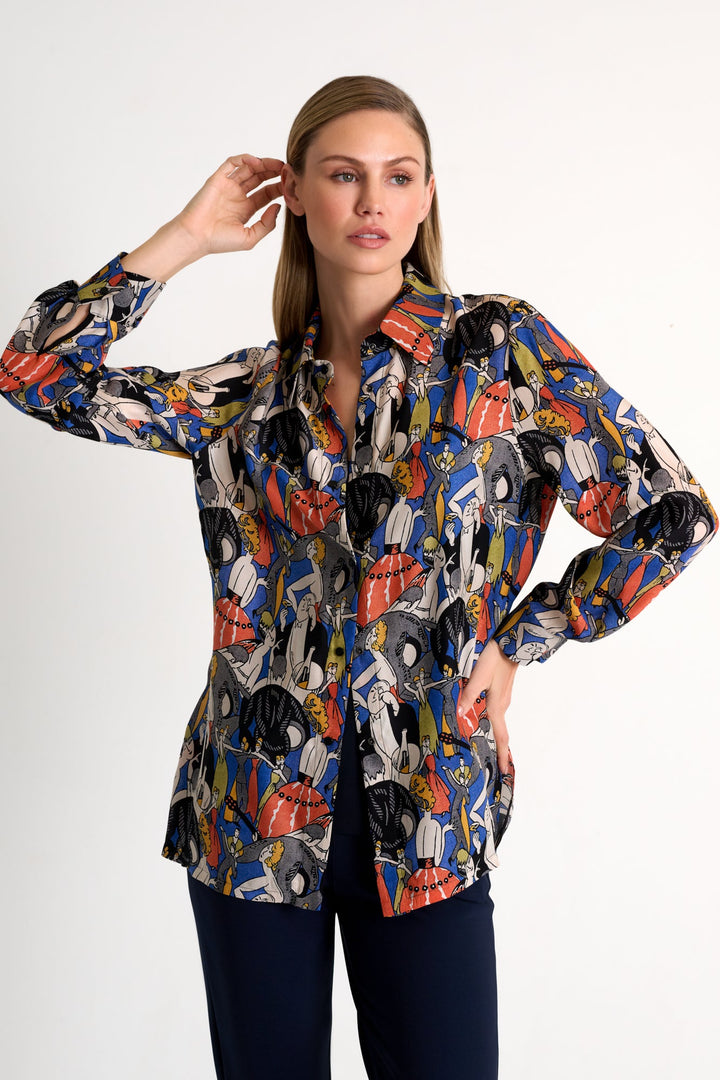 Classic silk blouse - 52551-81-951