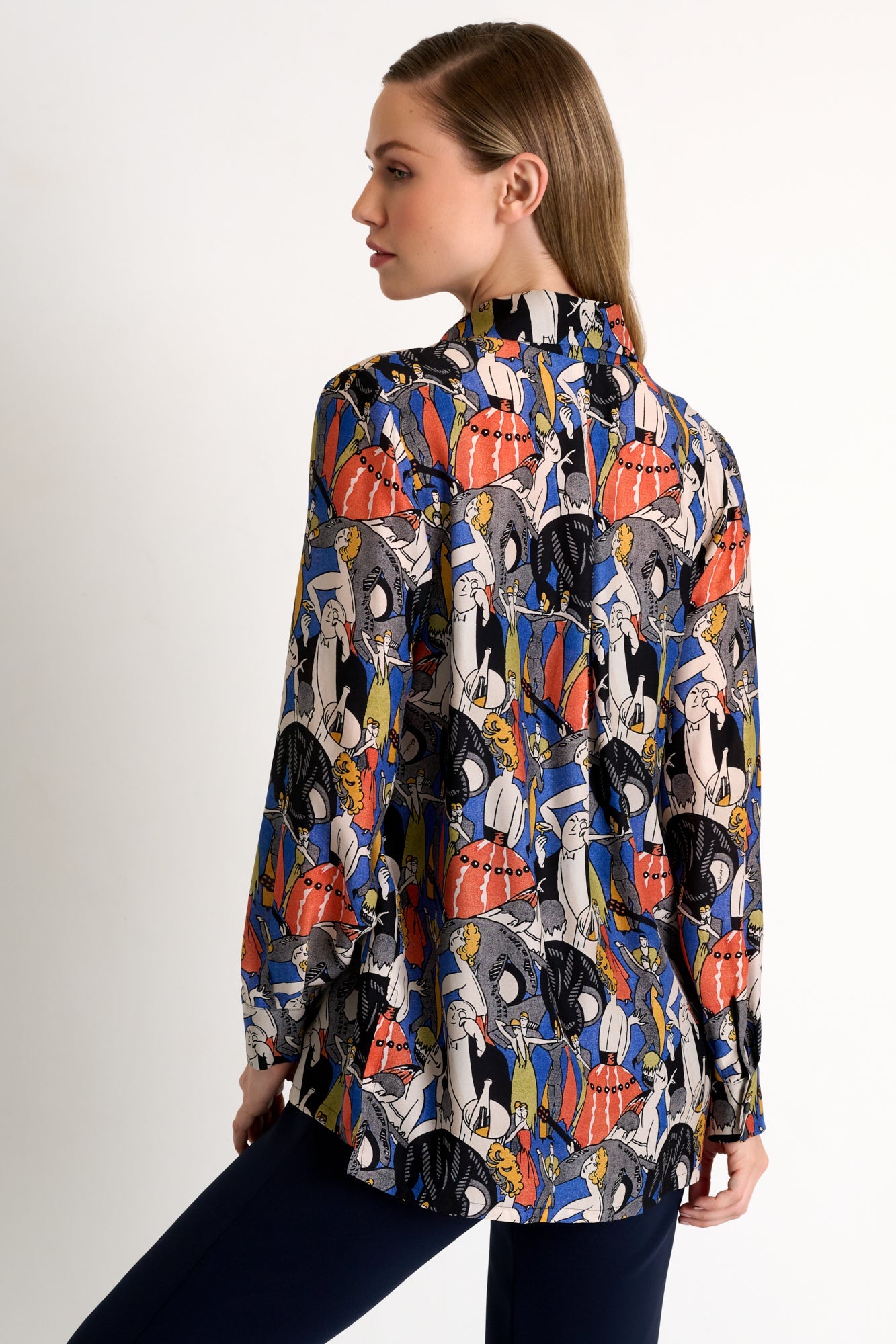 Classic silk blouse - 52551-81-951