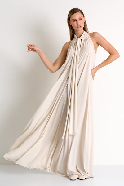 Maxi lycra halter dress - 52555-71-110