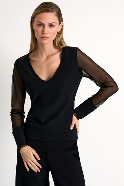 Elegant lycra top - 52555-92-800