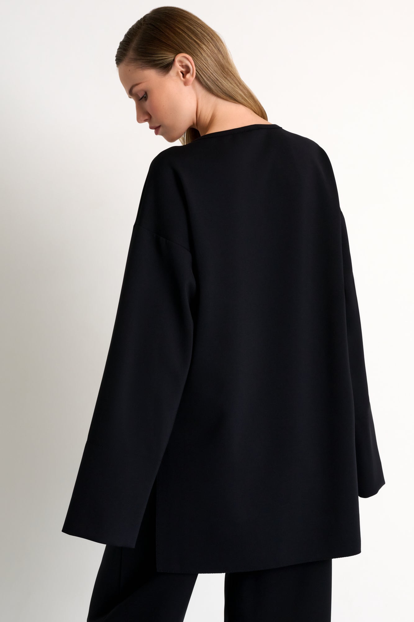 Jersey oversized crewneck - 52567-64-800