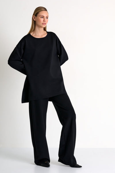 Jersey oversized crewneck - 52567-64-800