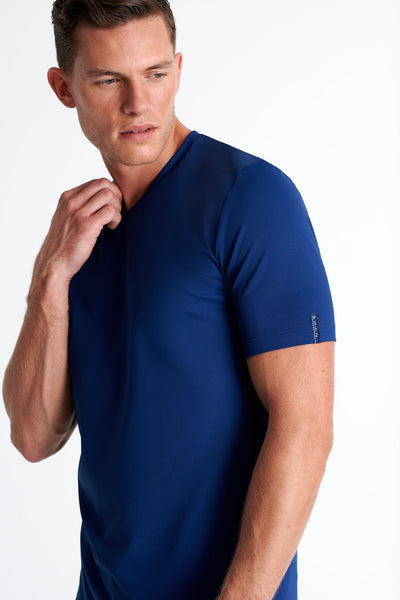 Textured Jersey V Neck  - 62213-91-590