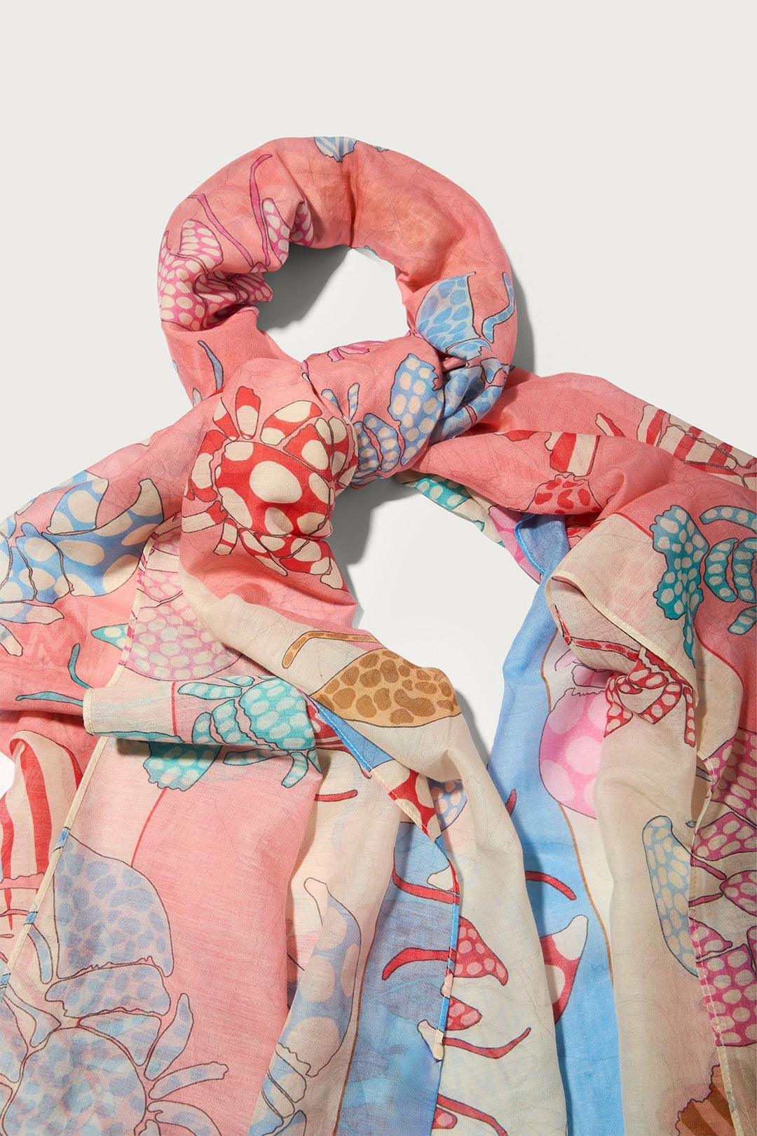 Lobster Printed Scarf