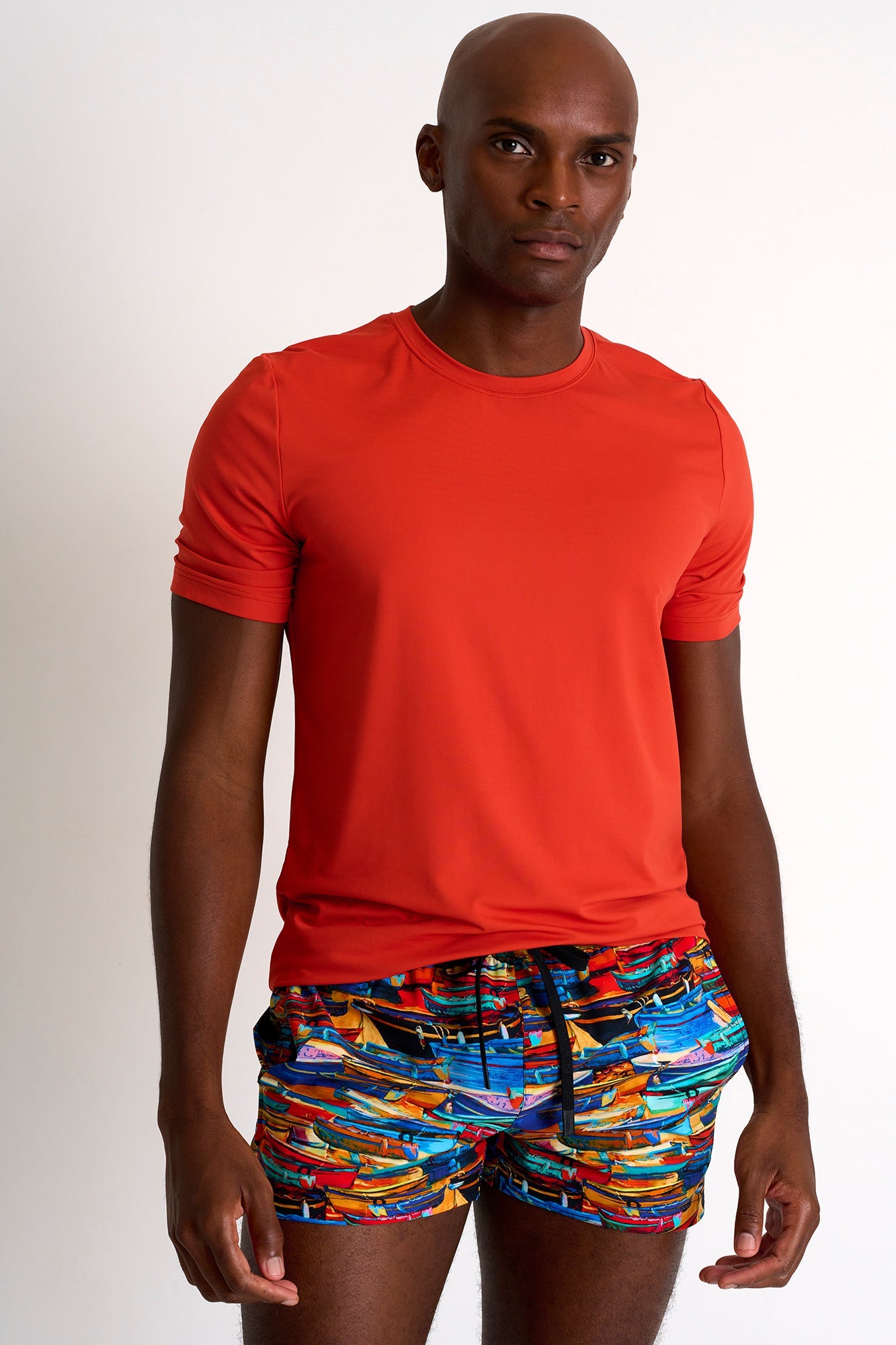 Short Fit, Stretch And Quick Dry Swim Trunks - 62445-29-952