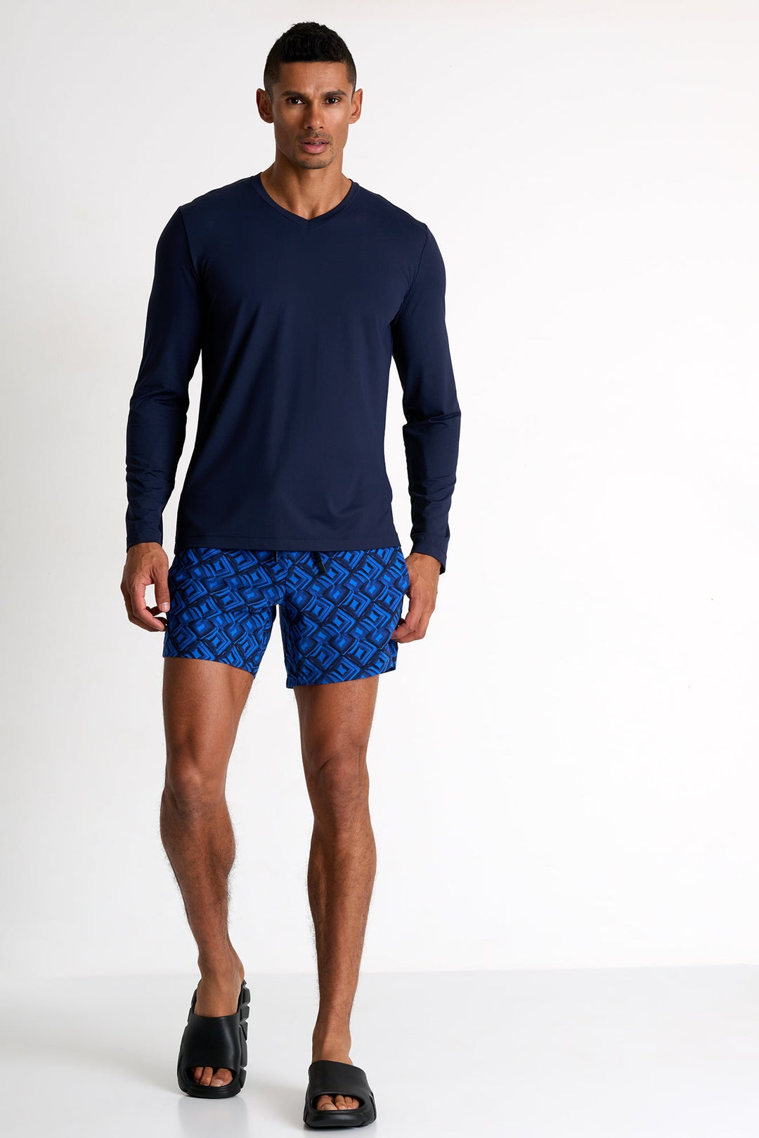 Classic Fit Stretch Swim Trunks - 62545-30-955 TP/XS / 955 Santiago / 75% POLYAMIDE, 25% ELASTANE