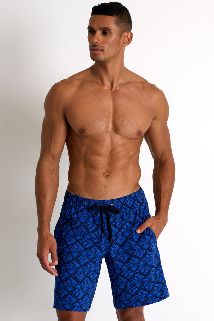 Long Fit Stretch Swim Trunks - 62545-31-955 TP/XS / 955 Santiago / 75% POLYAMIDE, 25% ELASTANE