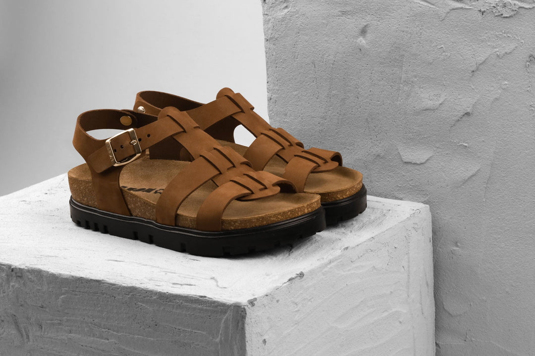 Roma by LEON– Women’s Platform Fisherman Style Sandal- Cushioned Footbed &amp; Chunky Sole