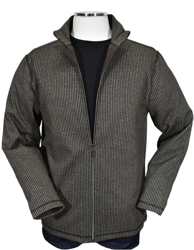 Experience luxury and sophistication with the Marcello Scott Bronze Cardigan.