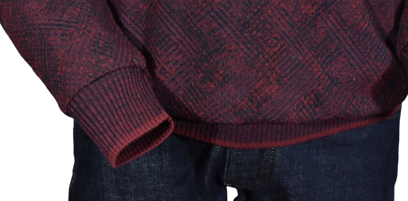 Indulge in luxury and style with our Marcello Hampton Wine Crew Neck sweater.