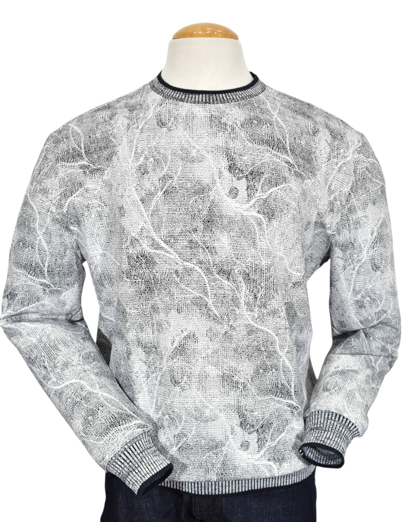 Radiate Fall style with our Marcello Sepia Forest Sweater. 
