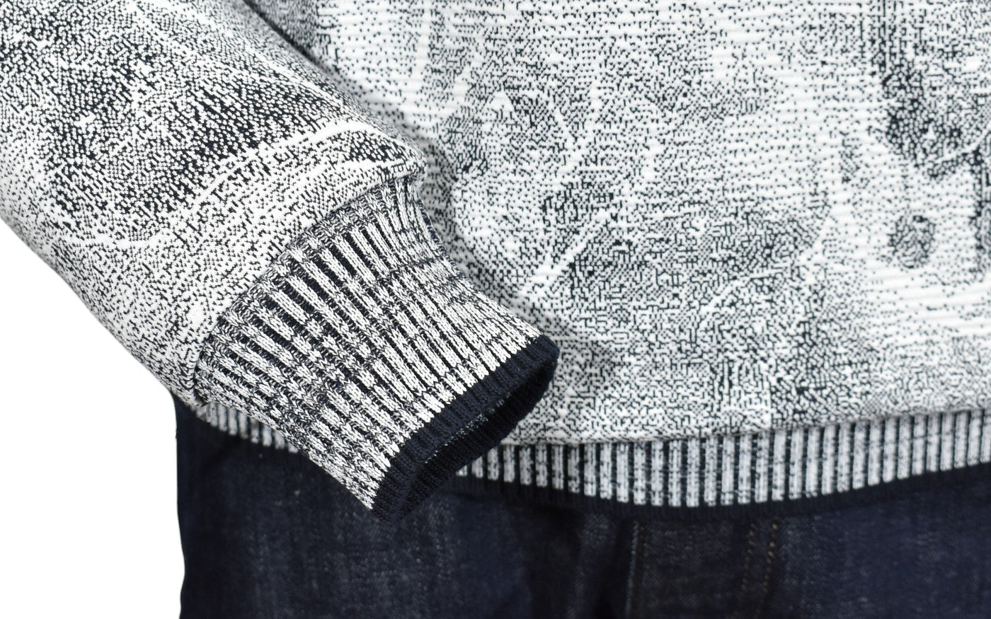 Radiate Fall style with our Marcello Sepia Forest Sweater. 