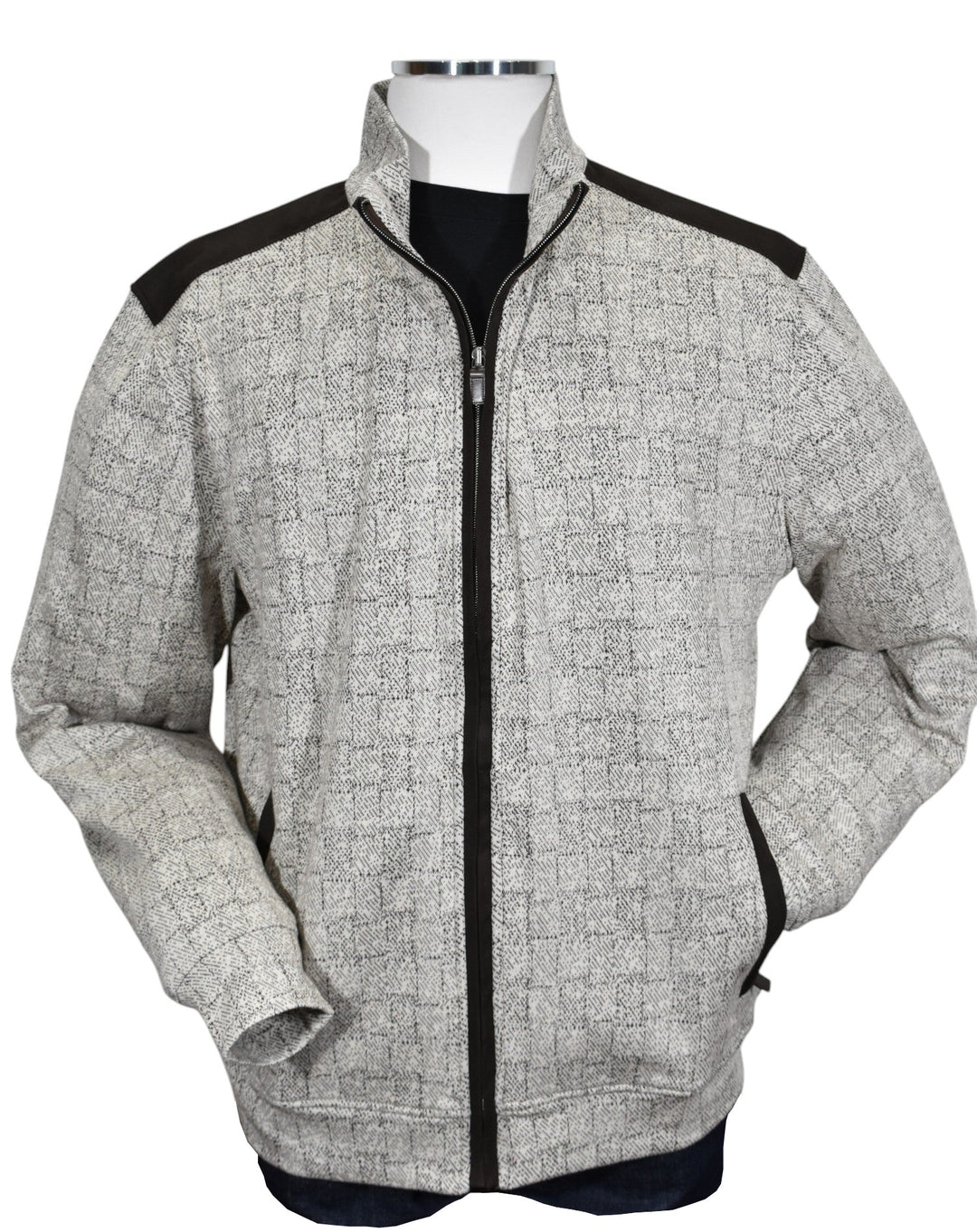 Passionately believe in the value of staying stylish and warm with our Marcello Como Knit Jacket! 