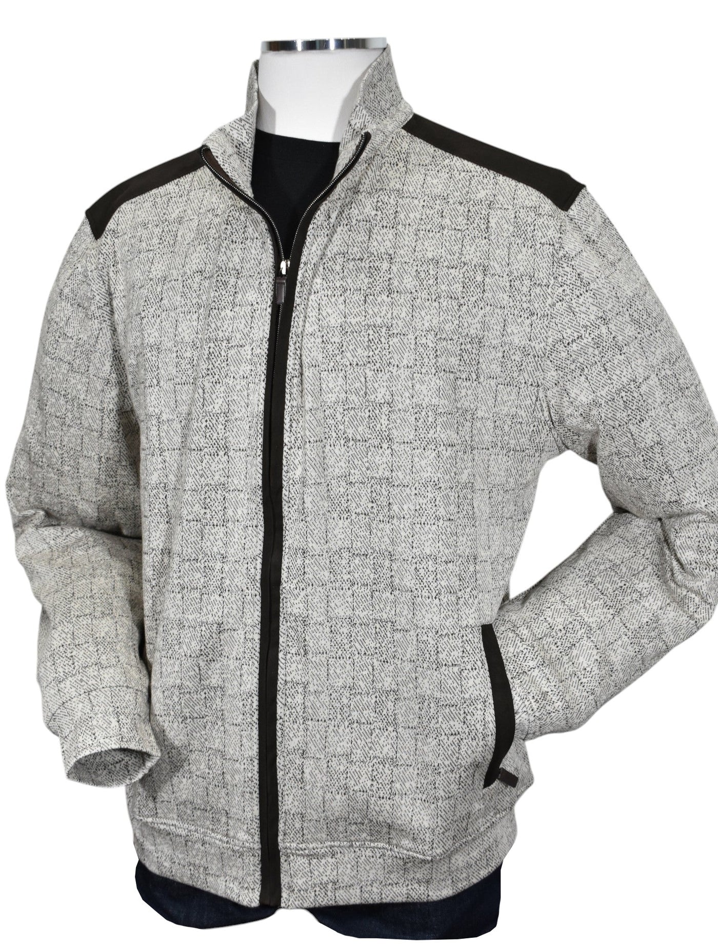 Passionately believe in the value of staying stylish and warm with our Marcello Como Knit Jacket! 
