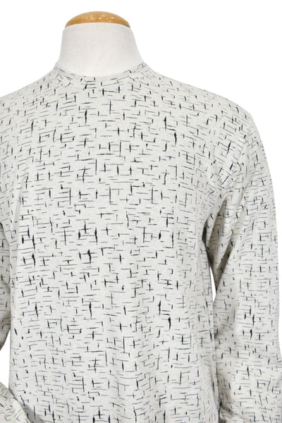 Experience unbeatable comfort and style with our Marcello Ivory Splinter Pullover!