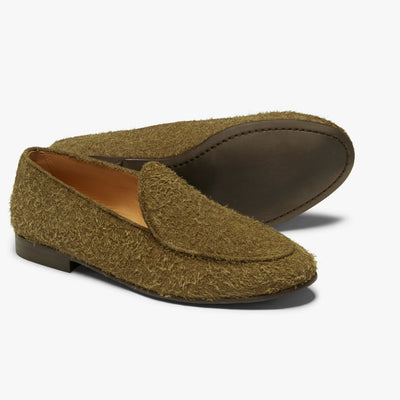 Men's Antelope Textured Suede Milano Loafer