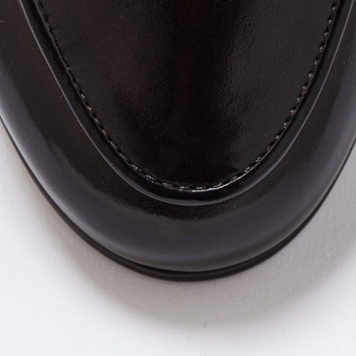 Men's Black Leather Milano Loafer