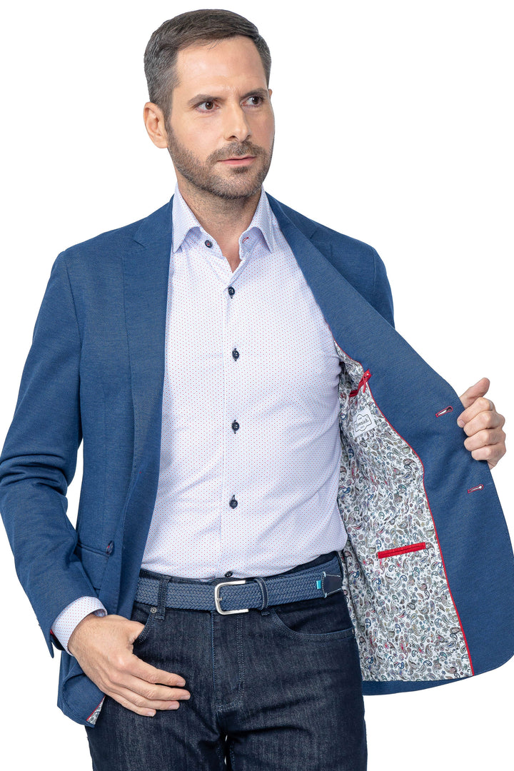 Boston Blue Stretch Blazer - 7 Downie St.®