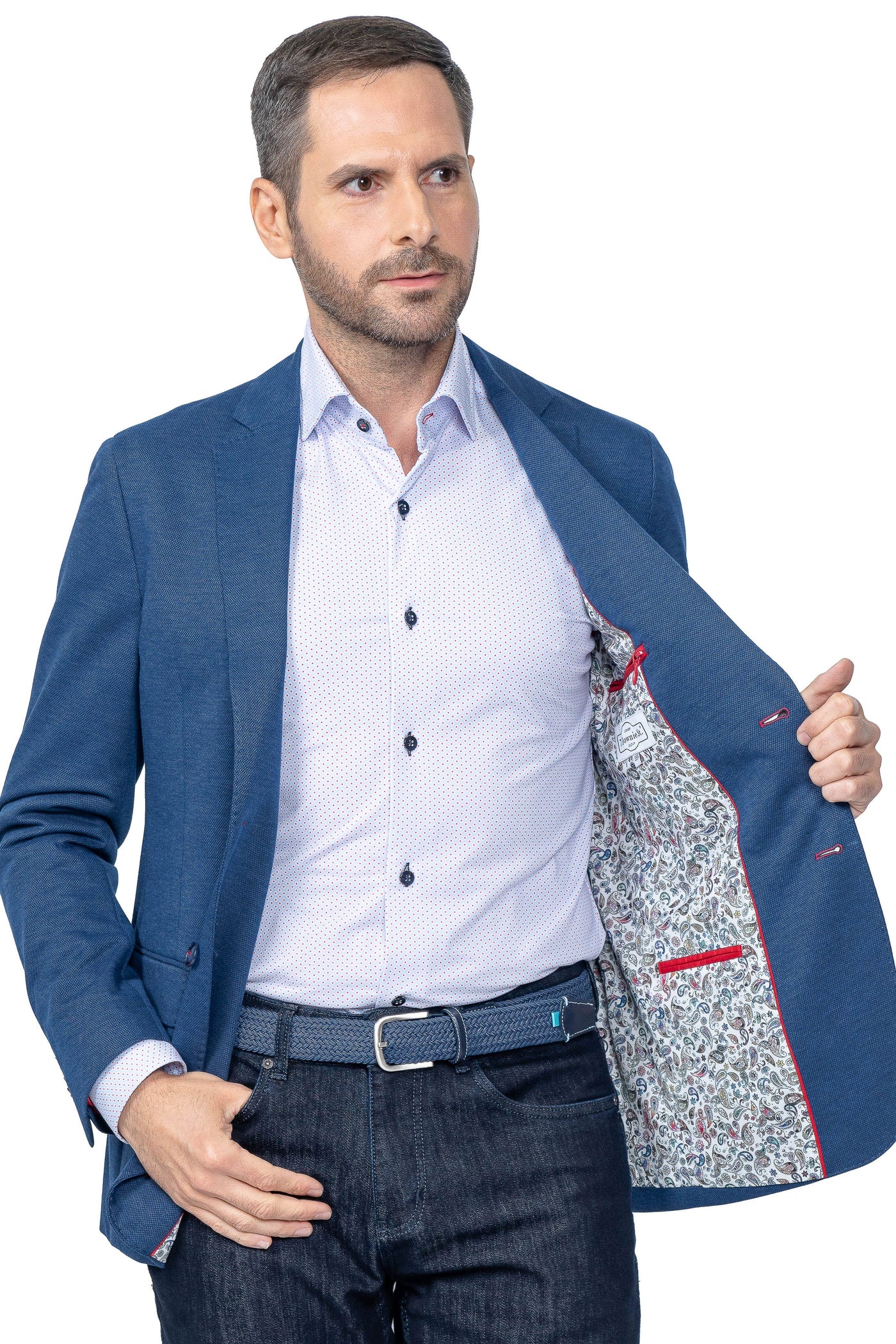 Boston Blue Stretch Blazer - 7 Downie St.®