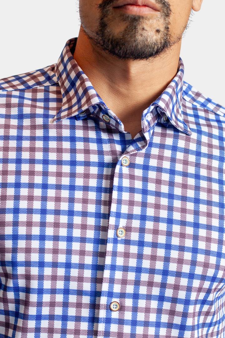 Check Mate Lounge Set - Long Sleeve Shirt &amp; Full Zip &