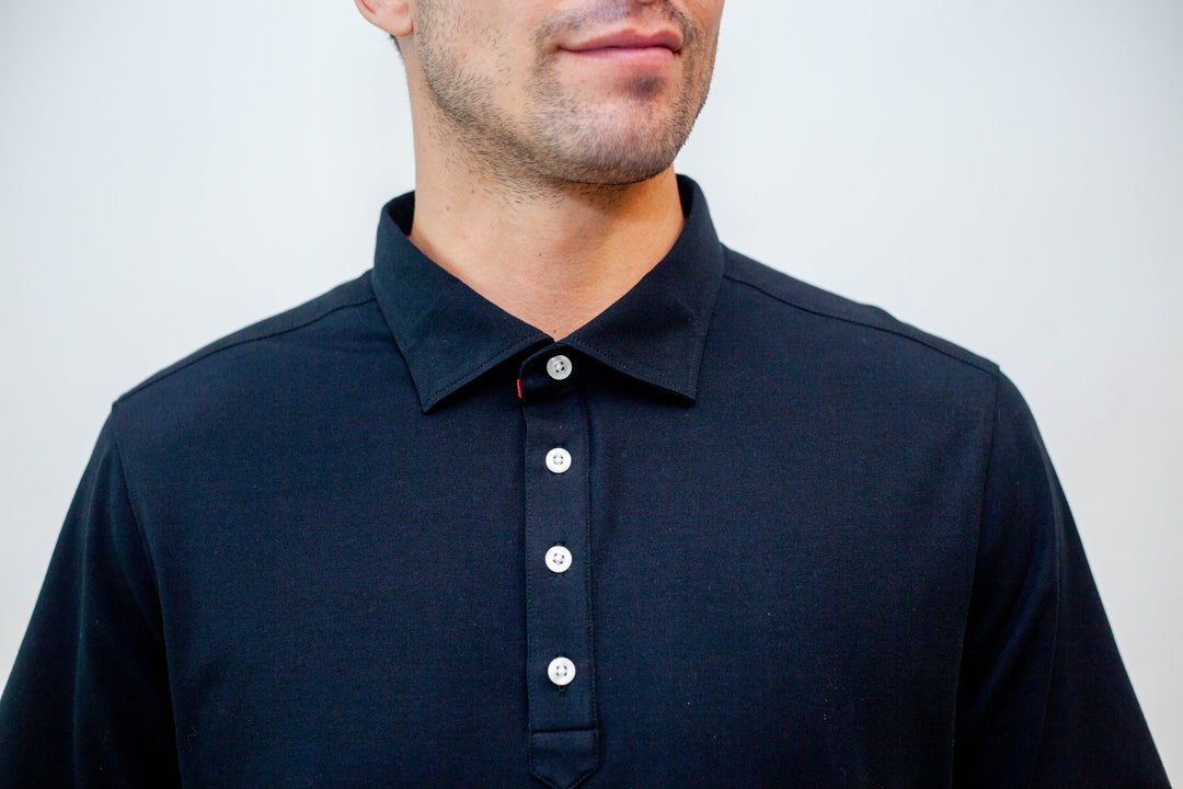 Buki + CINQO Polo - Black-POLO SHIRTS-BUKI-M-Black-Buki