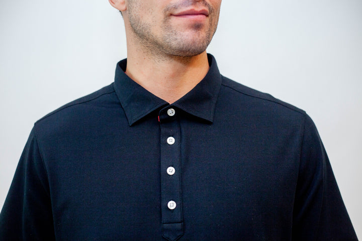 Buki + CINQO Polo - Black-POLO SHIRTS-BUKI-M-Black-Buki
