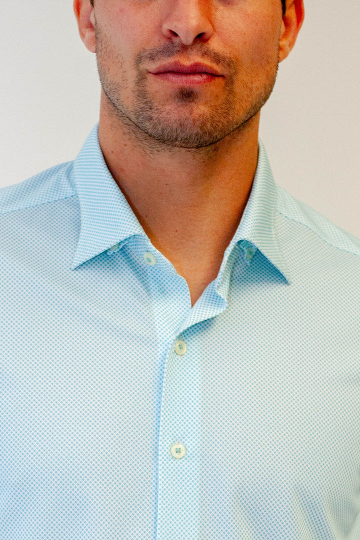 Studio Dot Long Sleeve Tech Shirt - Teal-LONG SLEEVE SHIRTS-BUKI-M-Teal-Buki