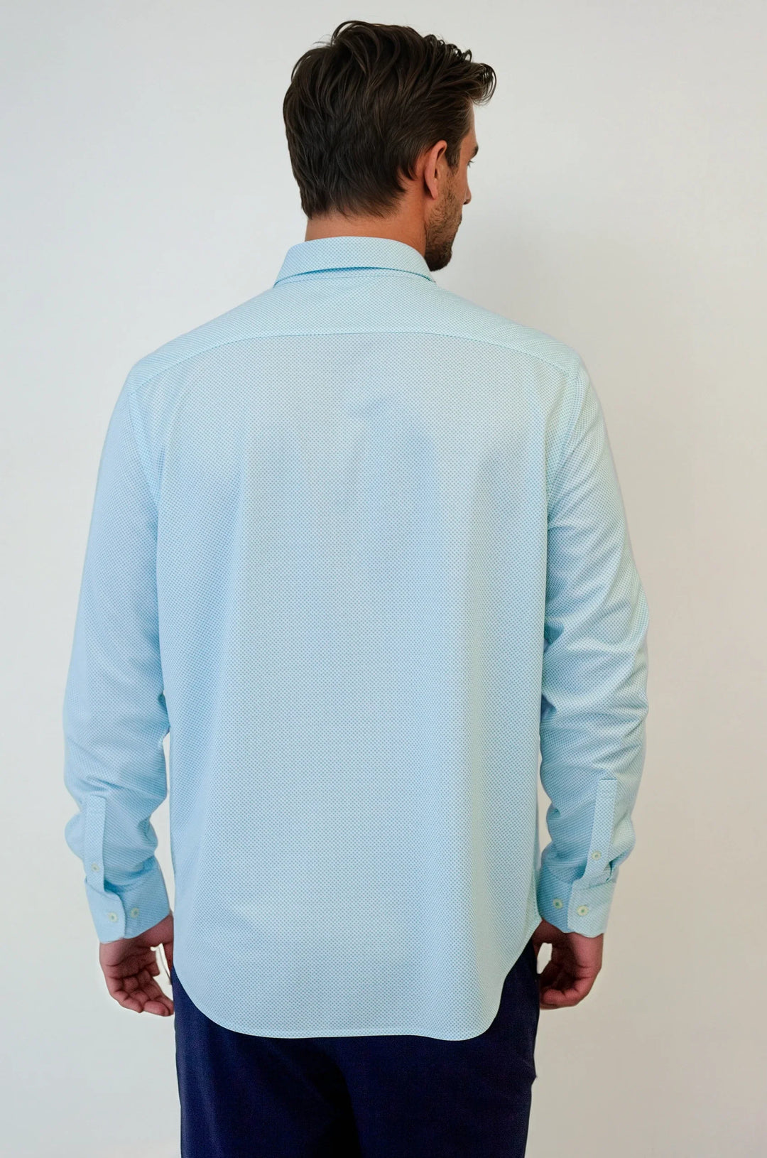 Studio Dot Long Sleeve Tech Shirt - Teal-LONG SLEEVE SHIRTS-BUKI-M-Teal-Buki